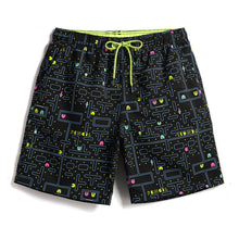 His and Hers Pac Man Couples Trunks