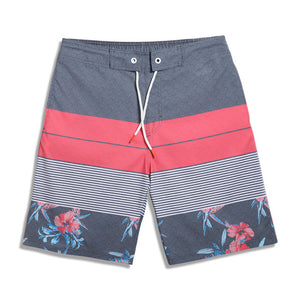 The Gray Floral Board shorts