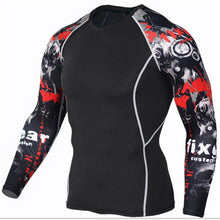 Men's 3D Long-Sleeve Rash Guard / Compression shirt / Base Layer ( For Exercise, Workouts, BJJ, MMA and Fitness) 5