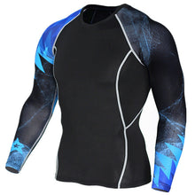 Men's 3D Long-Sleeve Rash Guard / Compression shirt / Base Layer ( For Exercise, Workouts, BJJ, MMA and Fitness) 5
