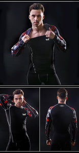Men's Long-Sleeve Rash Guard / Compression shirt / Base Layer ( For Exercise, Workouts, BJJ, MMA and Fitness) 13
