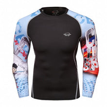 Men's Long-Sleeve Rash Guard / Compression shirt / Base Layer ( For Exercise, Workouts, BJJ, MMA and Fitness) 15